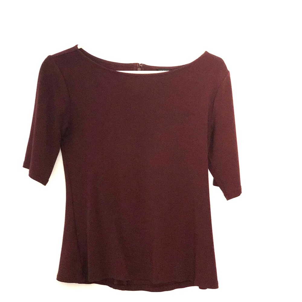 Ann Taylor-Quarter Sleeve Top